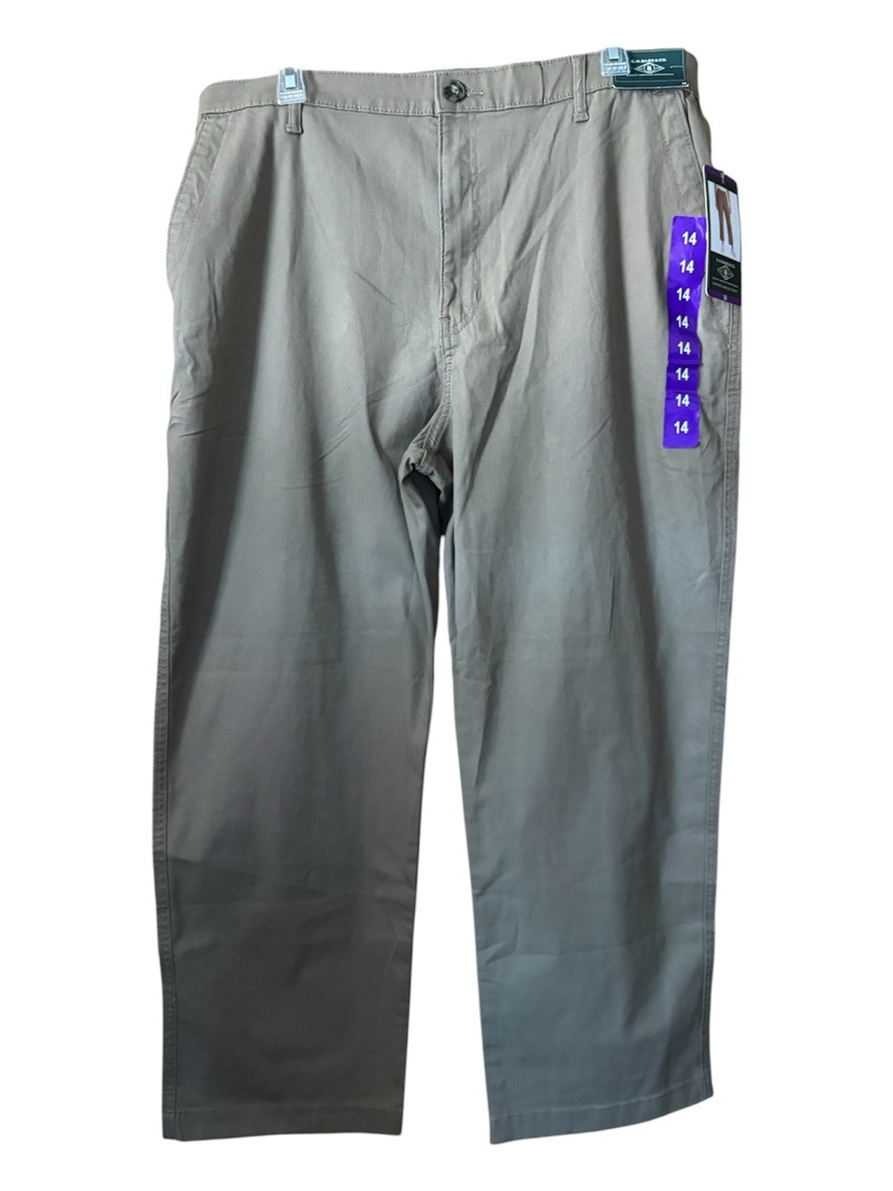 NWT Womens khaki Ankle Leg Pants Size 14